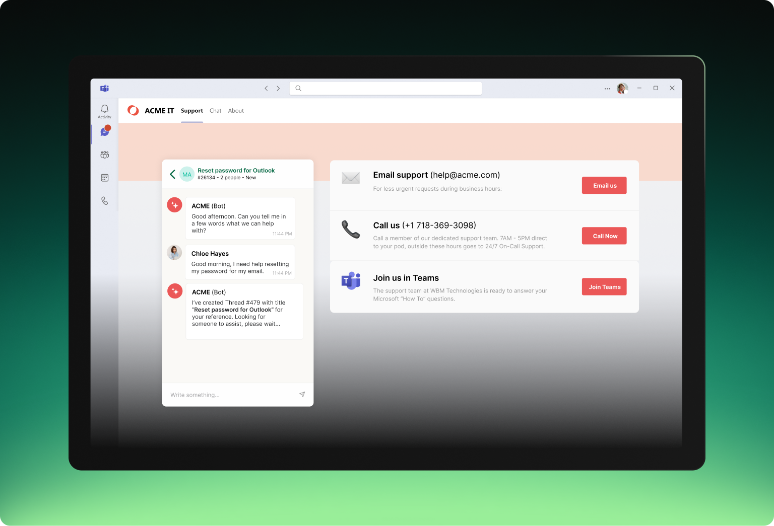 Branded Teams and Slack