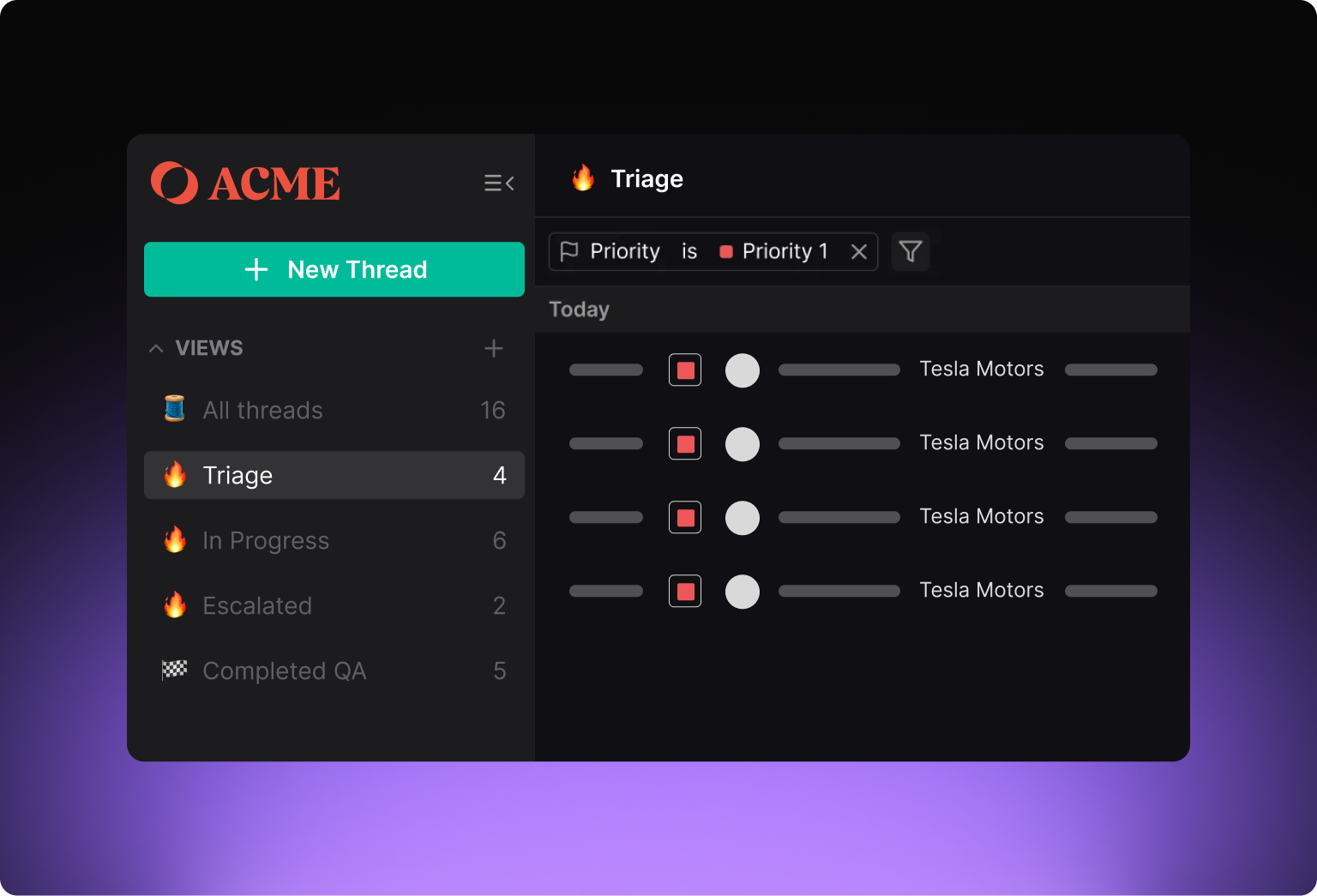 Thread A workspace technicians love