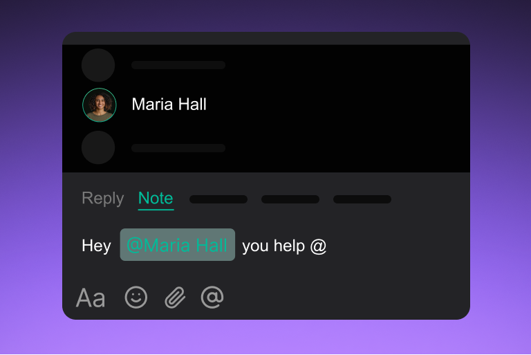 Collaborate within thread