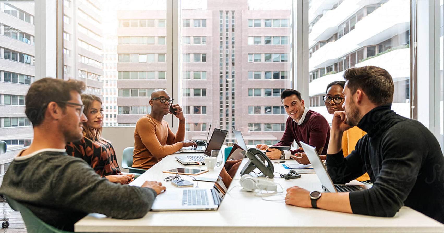 MSP and customers in board room