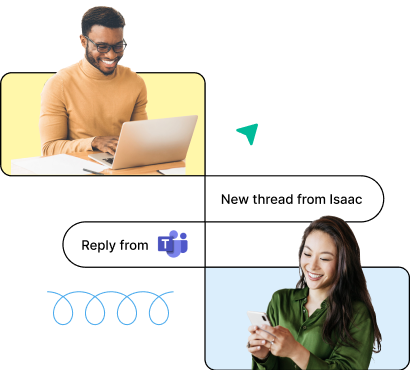 People using chat interface