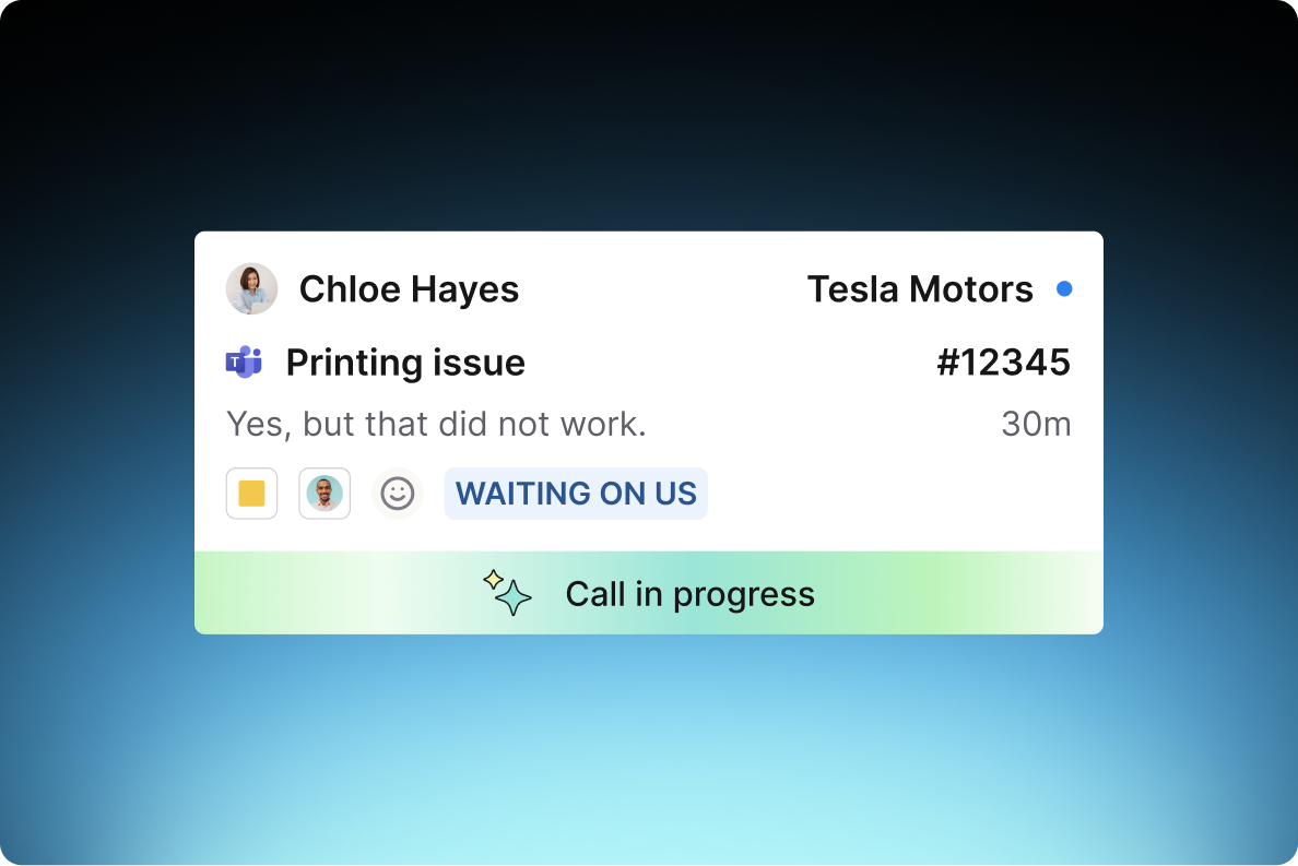Thread Voice AI recording and transcripts